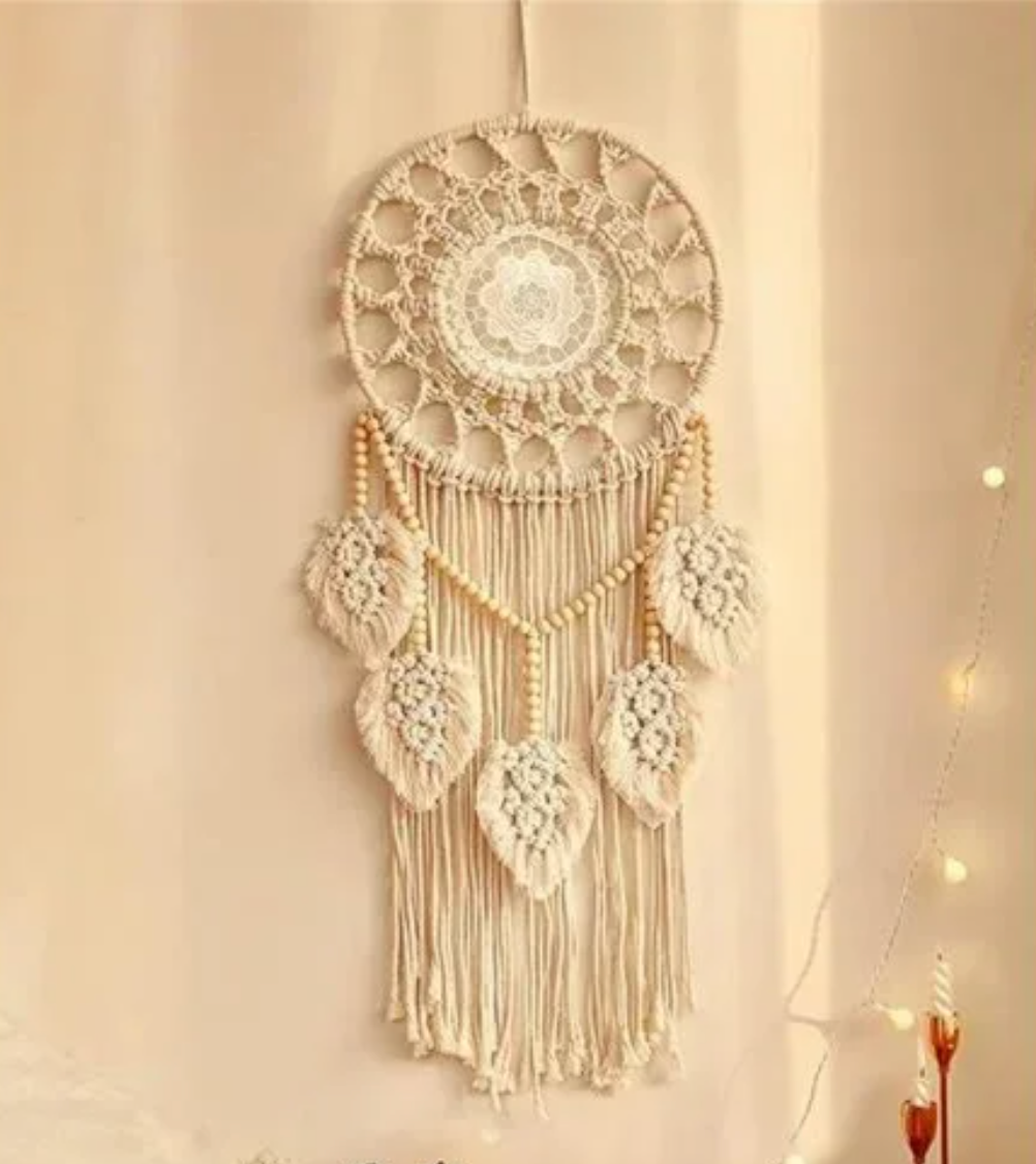 Handmade Dream Catcher | Boho Macrame Wall Hanging for Peaceful Décor