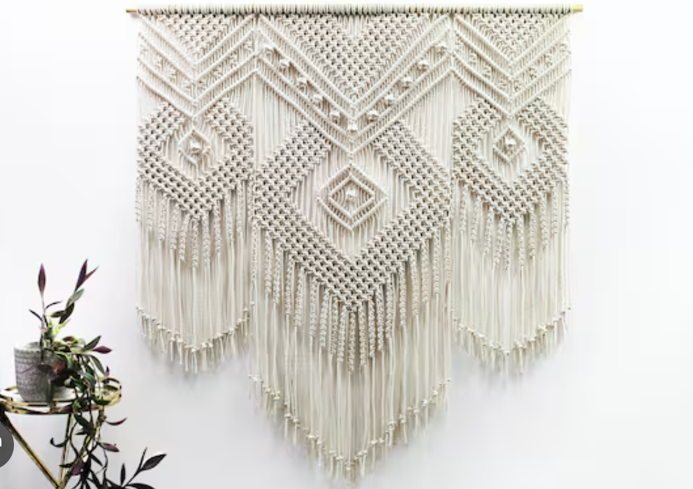 Meadow Charm β Handmade Wall Hanging