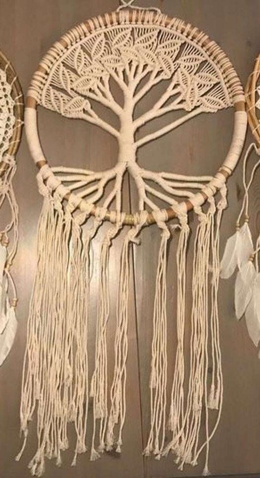 Handmade Dream Catcher | Macrame Boho Wall Hanging for Bedroom & Home Décor