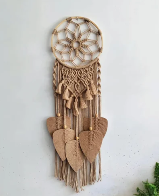 Handmade Dream Catcher | Boho Macrame Wall Hanging for Bedroom & Home Décor
