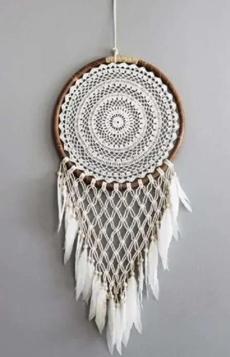 Handmade Dream Catcher | Macrame Wall Hanging for Peaceful Sleep & Boho Décor