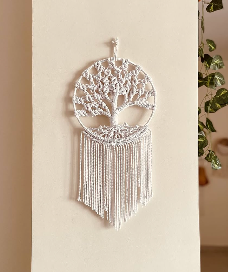 Handmade Dream Catcher | Boho Macrame Wall Hanging for Home & Bedroom Décor