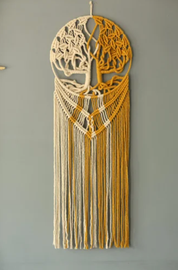 Handmade Dream Catcher | Boho Macrame Wall Hanging for Home & Bedroom Décor