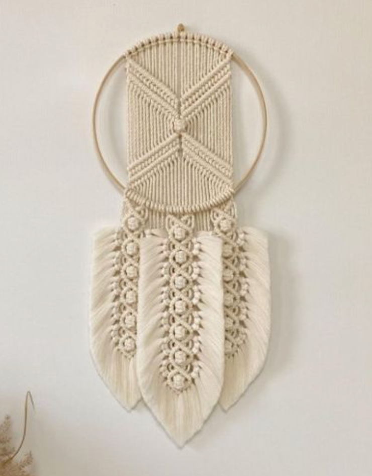 Handmade Dream Catcher | Boho Macrame Wall Hanging for Home & Bedroom Décor