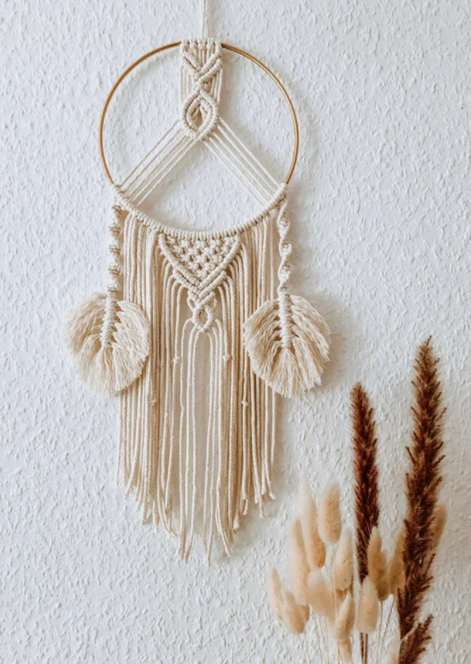 Handmade Dream Catcher | Boho Macrame Wall Hanging for Home & Bedroom Décor