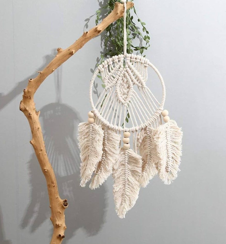 Handmade Dream Catcher | Boho Macrame Wall Hanging for Home & Bedroom Décor