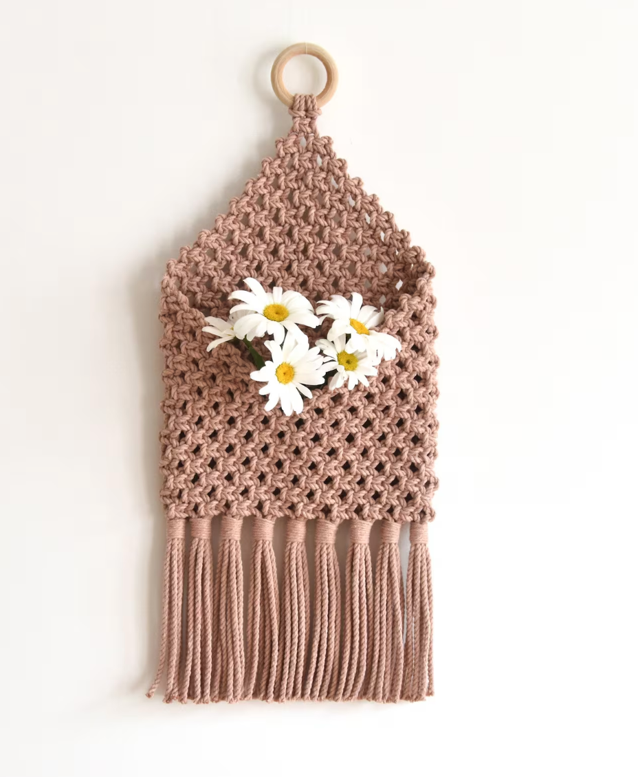 Ethereal Knots – Handmade Wall Hanging