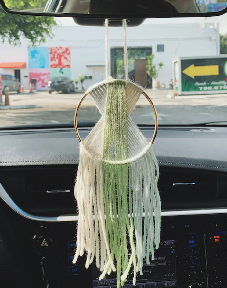 ThreadTales – Handmade Car Hanging
