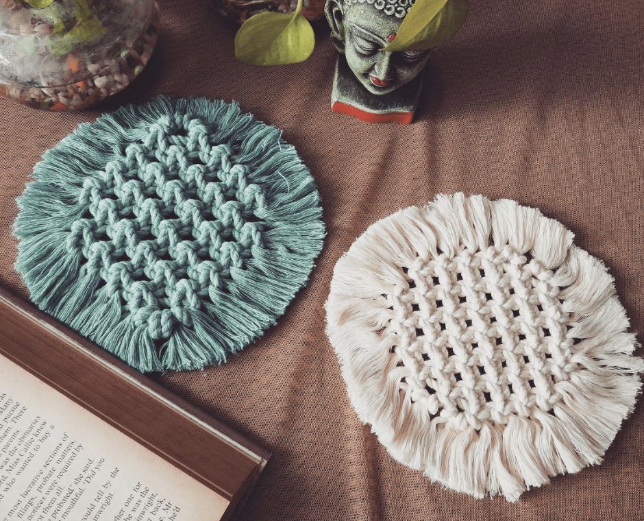 ChaiLoom – Handmade Tea Coaster Set