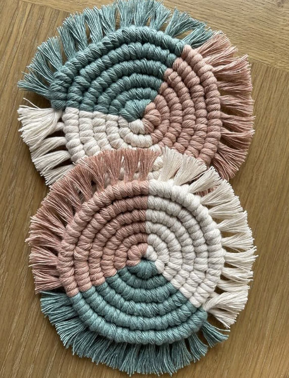 BrewCraft – Handmade Tea Coaster Set