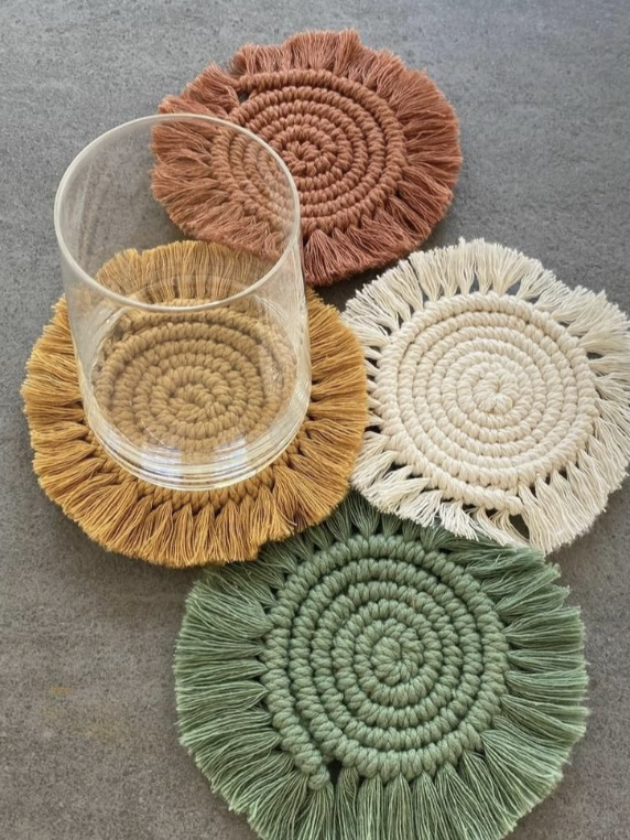 ChaiCharm – Handmade Tea Coaster Set