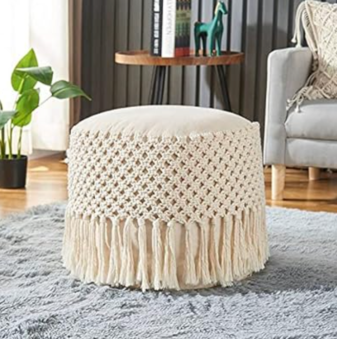 Handmade Crochet Stool – Soft, Stylish & Functional