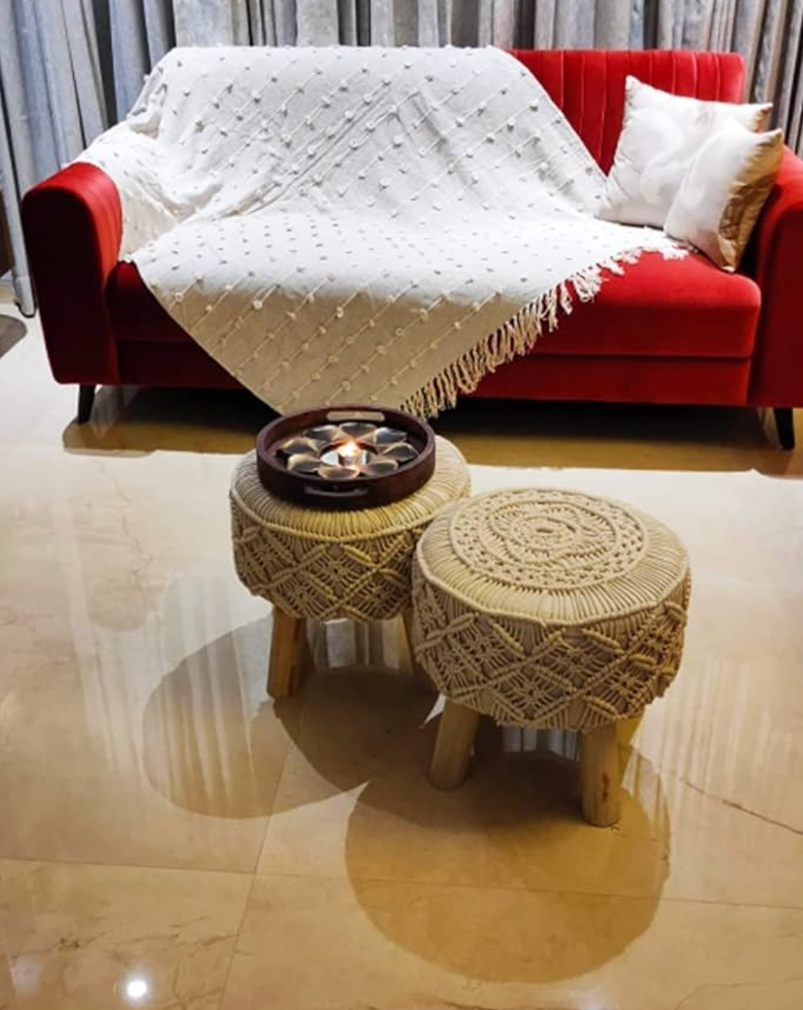 Handmade Stool – Decorative & Comfortable Seat Protector