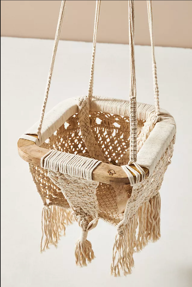 SnuggleNest – Handmade Baby Swing