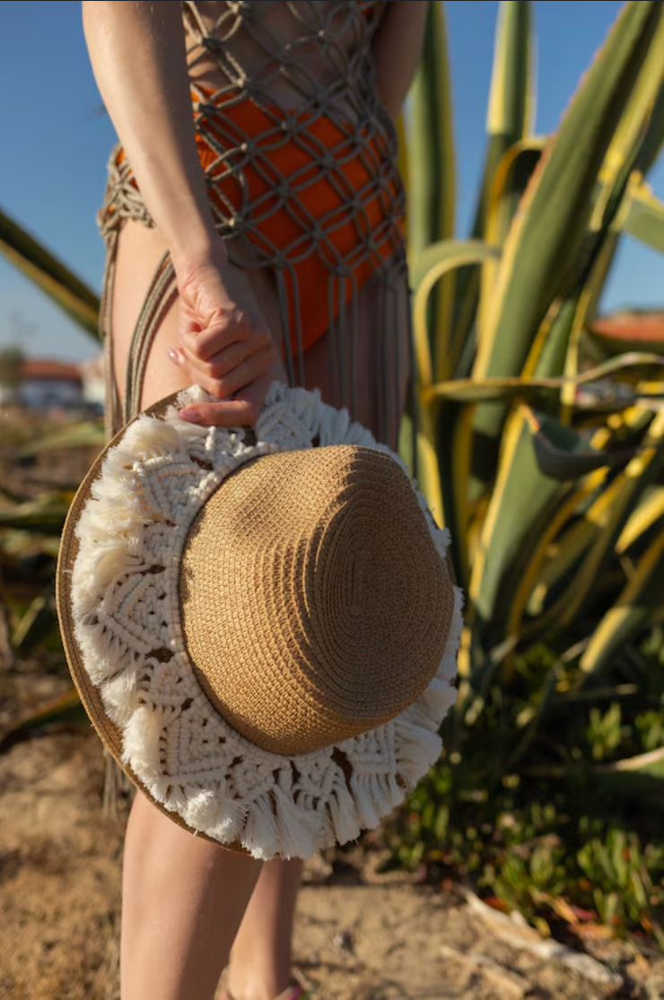 The Artisan Collection: Handmade Raffia Hat