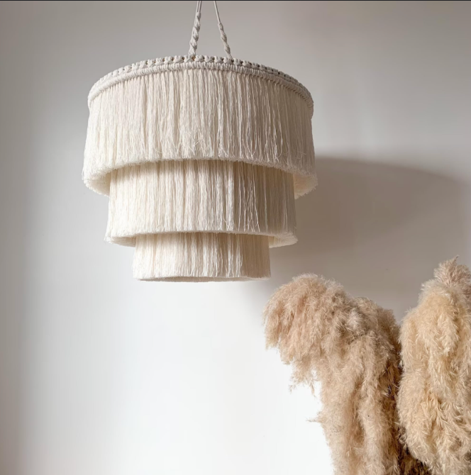Handmade Chandelier – Boho Style Decorative Hanging Light