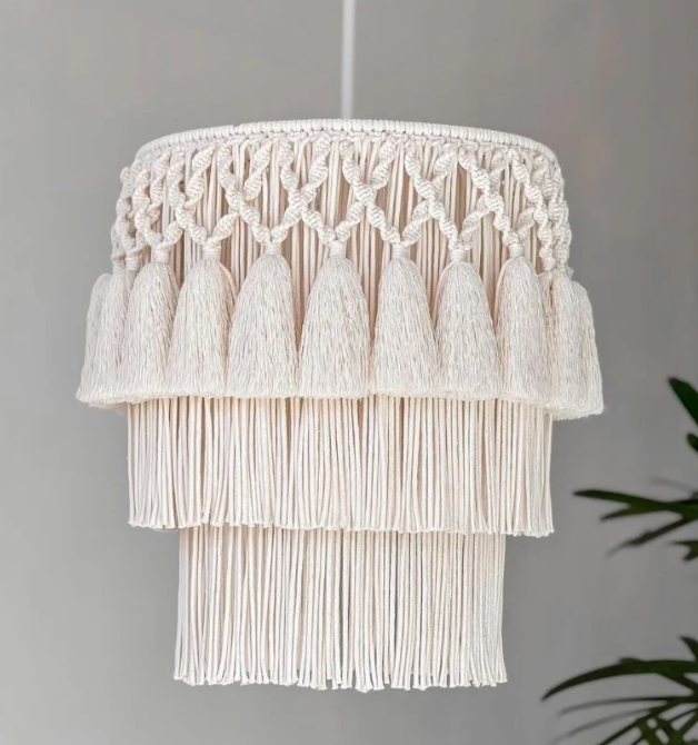 Handmade Chandelier – Artistic Handwoven Lighting for Elegant Spaces