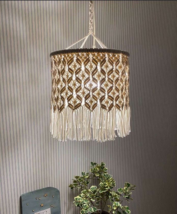 Handmade Chandelier – Boho-Inspired Decorative Ceiling Light