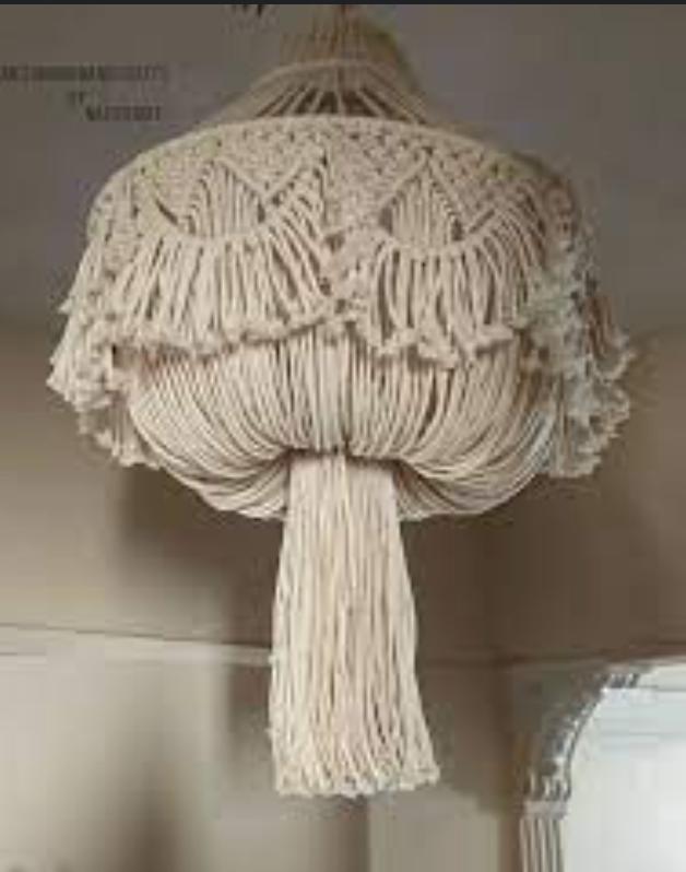 Handmade Chandelier – Elegant Boho Ceiling Light