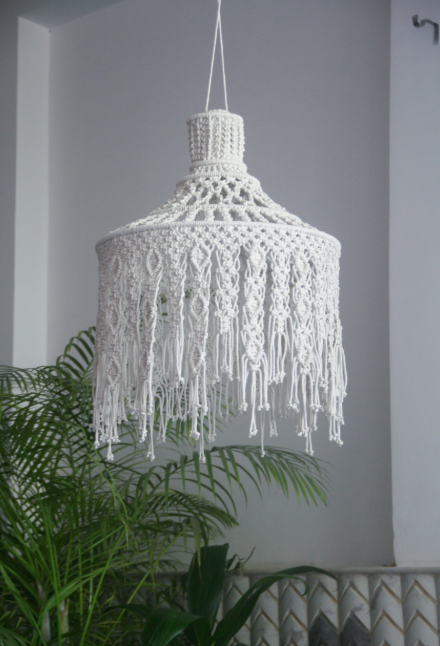 Handmade Chandelier – Artisan Boho Hanging Light