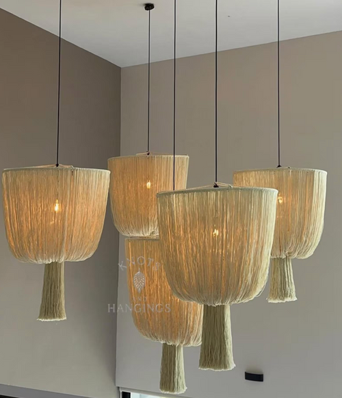 "LustreAura – Handmade Bohemian Chandelier"