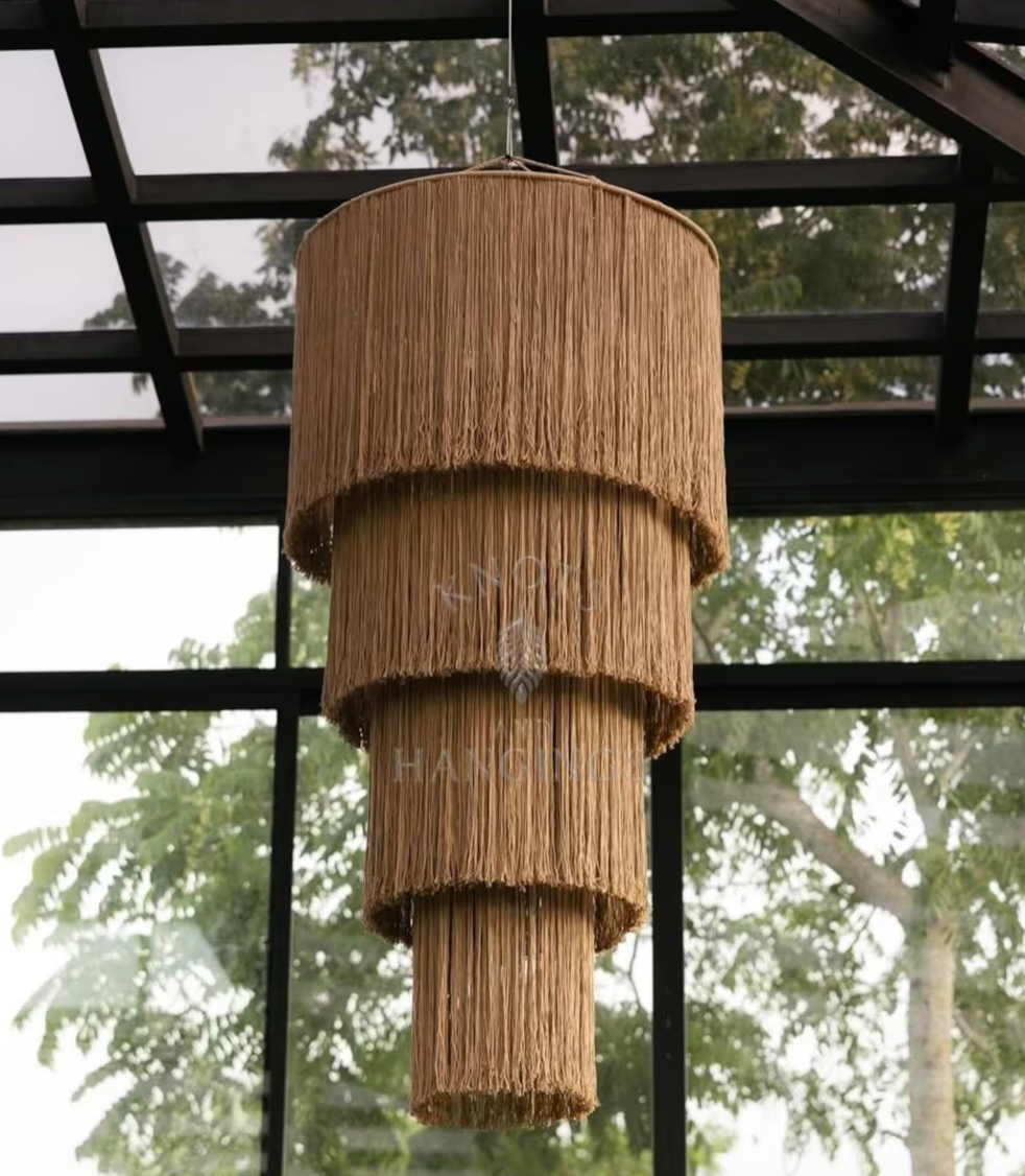Handmade Chandelier – Boho-Inspired Decorative Ceiling Light