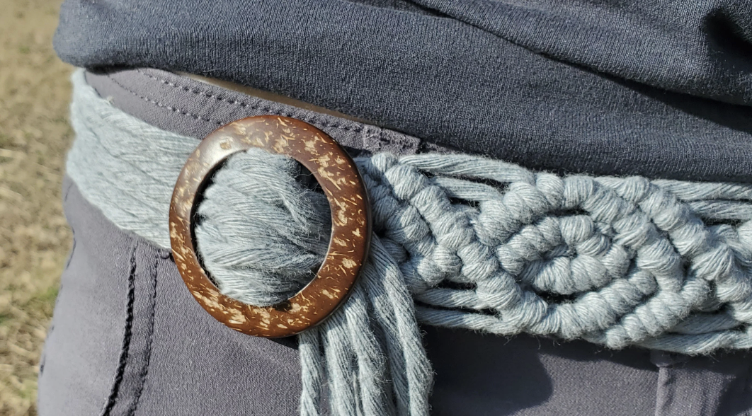 Woven Grace – Handmade Cotton Belt