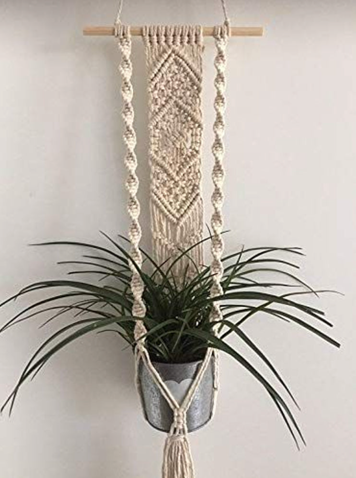 Handmade Plant Hanger | Macrame Hanging Planter for Indoor & Outdoor Use