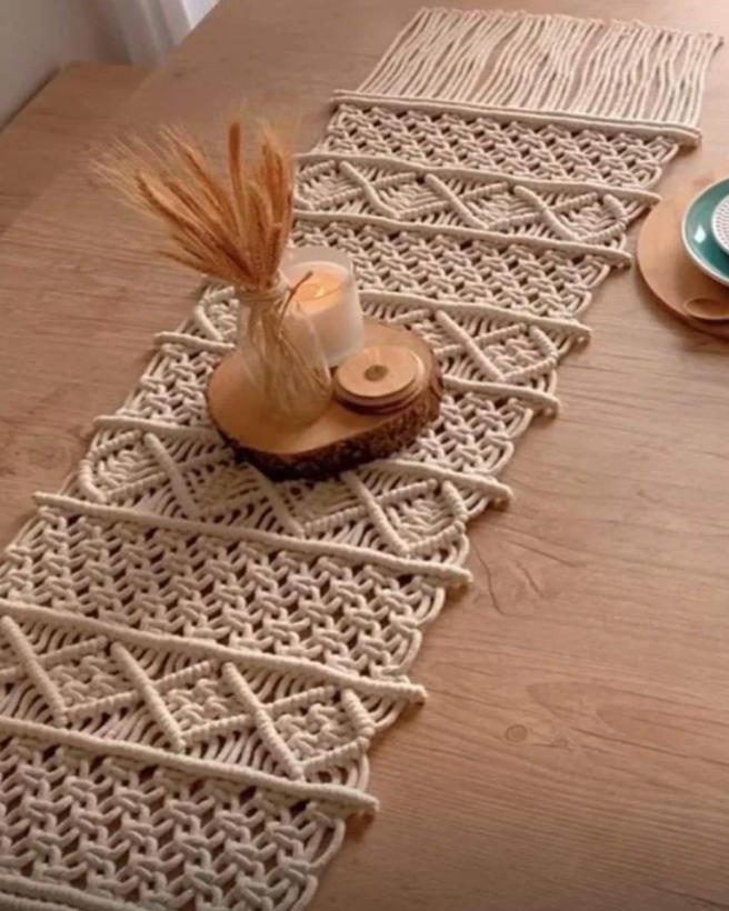 ThreadAura – Handmade Table Runner