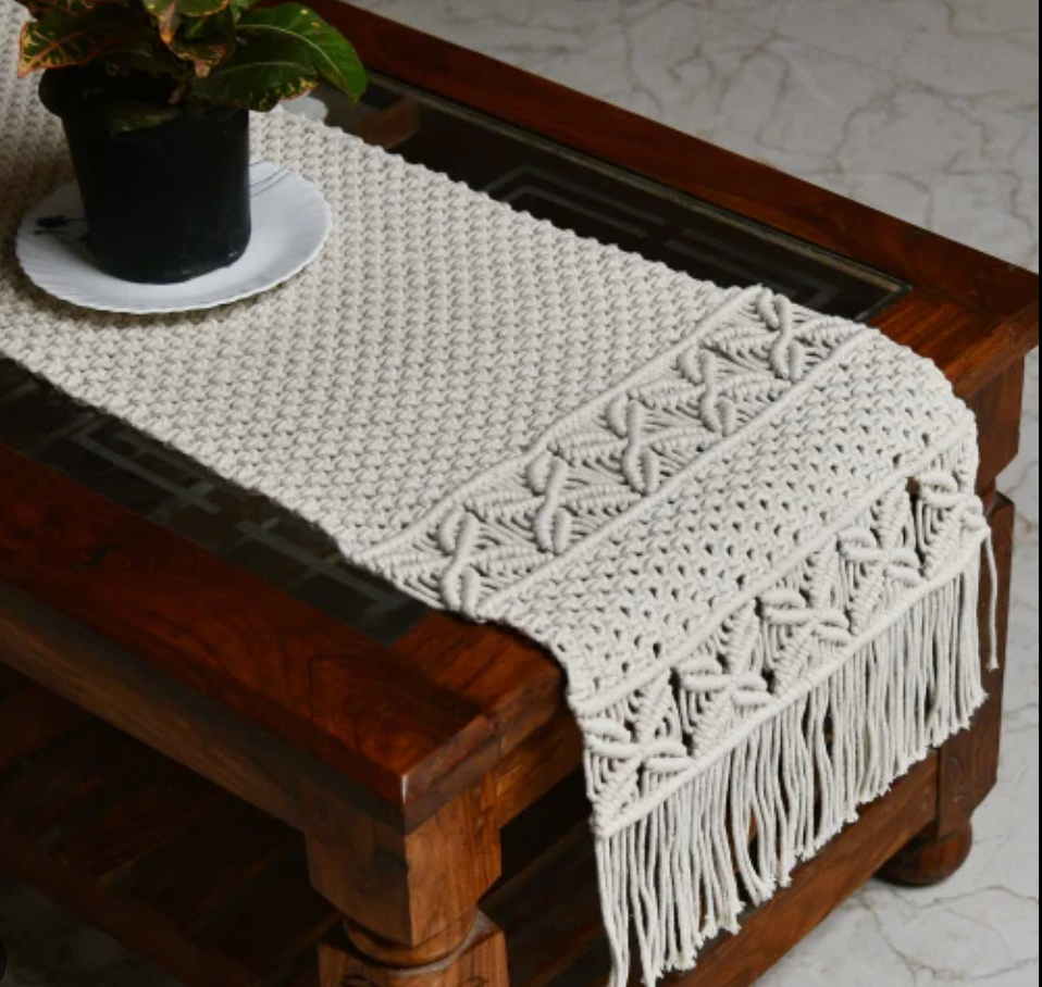 ThreadBloom – Handmade Table Runner