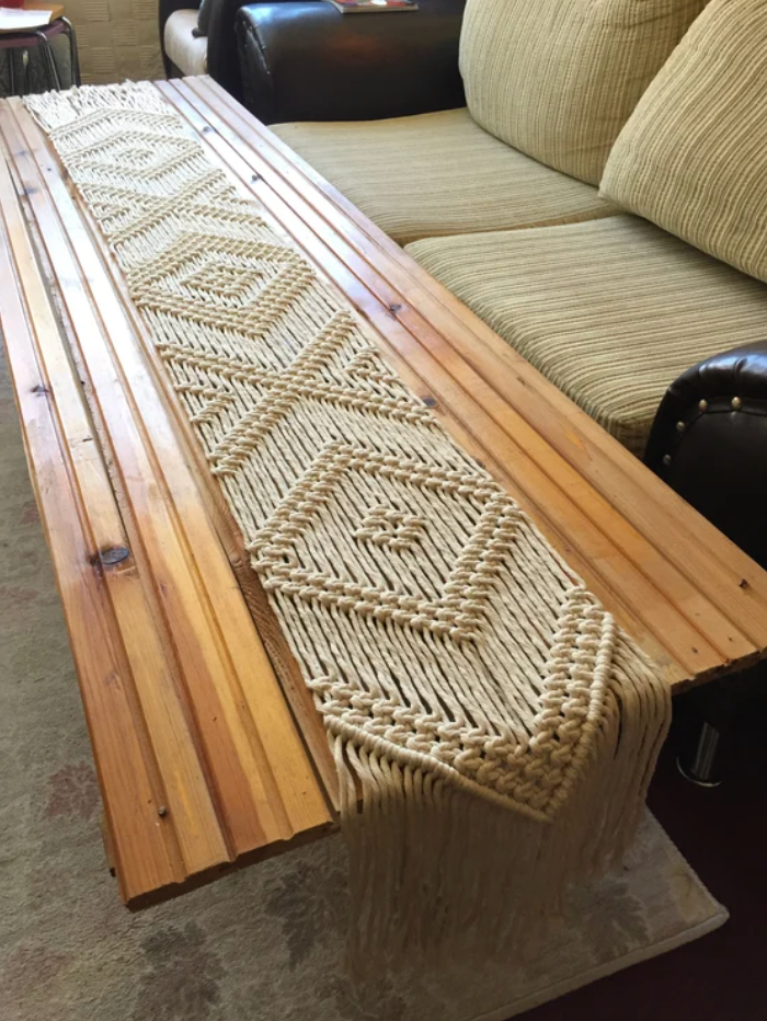 RusticWeave – Handmade Table Runner