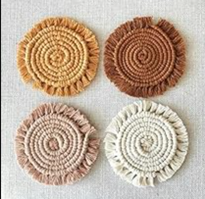 CoasterNest – Handmade Tea Coaster Set